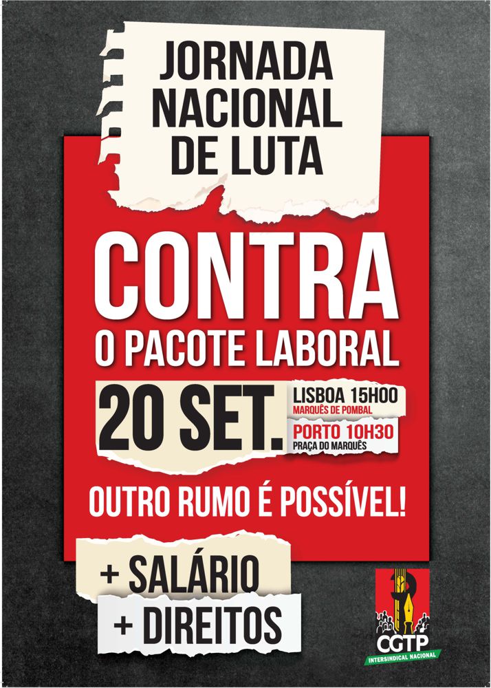 Manifestação dia 20 de Setembro de 2025