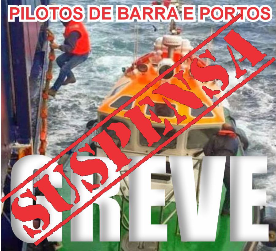 Suspensa Greve Pilotos Barra Portos