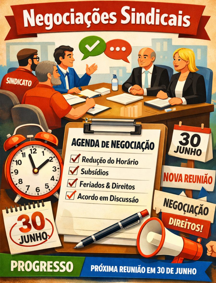 Negociações sindicais